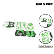 APOLLO Sticker Plastic Fairing Body Kit Paster For Apollo Orion 110CC, 125CC, 150CC. Motorcycle Stic
