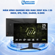 MSI MAG 255F X24 Gaming Monitor | 25 inch, IPS, FHD, 240Hz, 0.5ms,