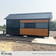 บ้านน็อคดาวน์ บ้านสำเร็จรูป ตู้สำนักงานสำเร็จรูป ตู้คอนเทนเนอร์