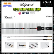 [IGFA] VIPER TANTO Joran Single Hand Rod BC Rod BC Single Hand Joran Tanto Baitcasting Rod