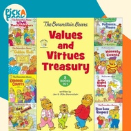 The Berenstain Bears Values and Virtues Treasury : 8 Books in 1 by Mike Berenstain (US edition, hard
