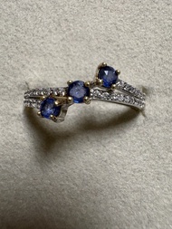 $330❌👉$230 斯里蘭卡 藍寶石s925通體純銀戒指 Sri Lankan Sapphire Sterling silver ring,rings,bracelet,bracelets,earr