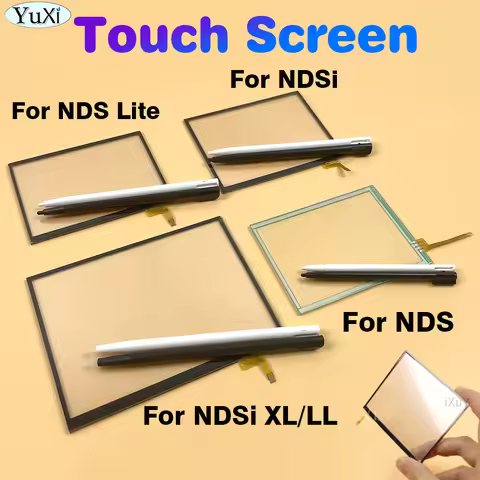 1Set Digitizer Screen For NDS Lite Bottom Touch Screen Lens with Touchscreen Stylus Pen For Nintend 