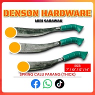 Spring Calu Parang Knife Agricultural Tool / Alatan Pertanian Pisau Kebun (Thick Blade) 7" / 10" / 1