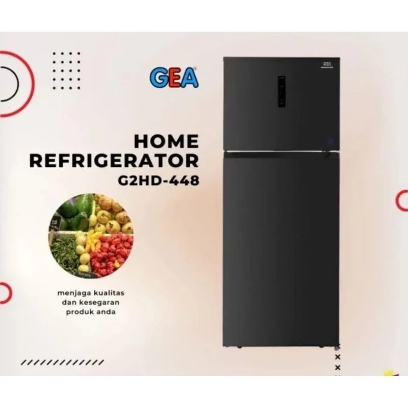 GEA kulkas 2 pintu INVERTER 448L - G2HD Pengiriman Seluruh INDONESIA