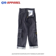 Gio Apparel | STON3 1SL4ND Carpenter Cargo Denim Casual Full ImportedTAG