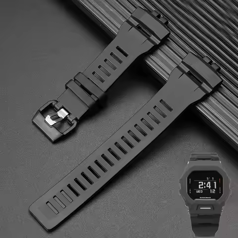 GBD-200 Silicone WatchBand For Casio G-SHOCK GBD-200-1A GBD-200RD-4 Silicone Strap watchproof Watch 