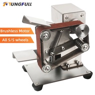 Mini Belt Sander Grinder Brushless Multifunctional Belt Grinder Polishing Grinding Machine Abrasive Belt Grinder DIY Pow