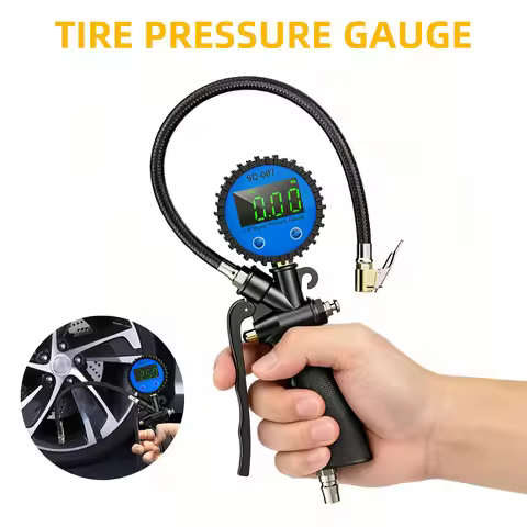 0-255 Psi/0-16Bar Car Tire Pressure Gauge Pressure Gun Type For Air Auto Motorcycle SUV Inflator Pum