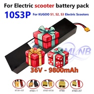 36V 9800mAh 10S3P lithium-ion battery 500W For KUGOO S1, S2, S3 Electric Scooters built-in BMS 18650