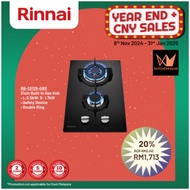 Rinnai RB-3312S-GBS 30cm Domino Double Burner Gas Hob / Gas Stove / Dapur Gas / KUTCHENHAUSS