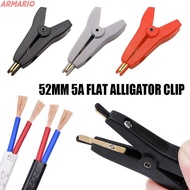 ARMARIO LCR Kelvin Alligator Clamp Insulated Cable Battery Metal Test Clips DIY LCR Kelvin Clip