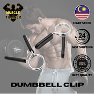 Dumbbell Spring Collar Lock Stainless Steel Dumbbell Clip Barbell Clip Dumbbell Lock Suitable Fitnes