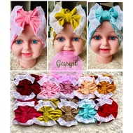 YELLOW - Gasyil Baby Turban Baby Turban/ Baby Girl Turban Children's Turban/ Lace Turban/