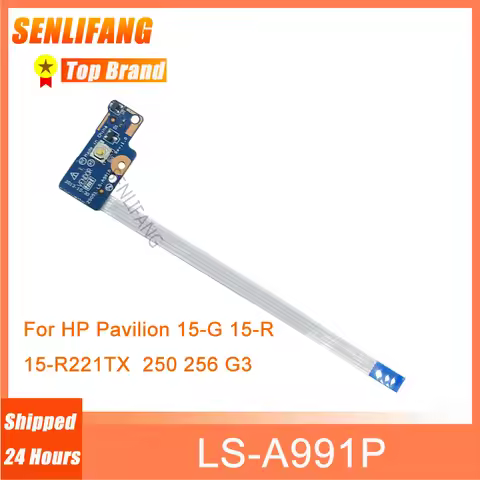 New Power Button With Cable LS-A991P 749650-001 For HP Pavilion 15-G 15-R 15-R221TX 250 256 G3