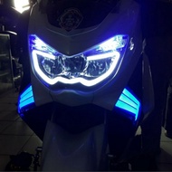 AES Grade Flexible DRL Eyebrow Lamp universal nmax aerox lexi varioa - Blue lampu led motor lampu mo