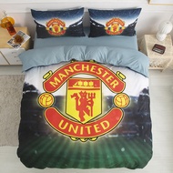 limited KL stock ~ Man Utd MU Manchester United Ronaldo Chelsea bedsheet 160cm 200cm 230cm with Quil