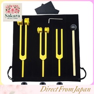 "Sedona Magic Trinity Awakening Sound Healing Set: Silver/Gold Tuning Forks - Perfect 3-Piece Set fo