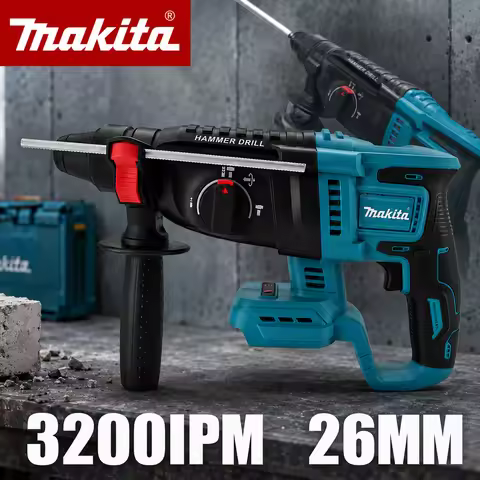 MAKITA SDS Plus Rotary Hammer Drill, 2.8J Impact Energy Brushless Motor,4 Mode With Safety Clutch Fo