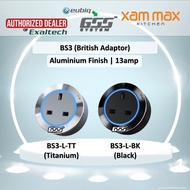 GSS Eubiq - BS3 British Adapter BS3-BLK / BS3-TT (Black / Titanium) / Eubiq Socket Adapter