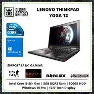 Lenovo Yoga 12 Ultrabook / 12.5 inch Display / 8GB Ram / Intel Core i5 5th Gen / Windows 10 Gaming Refurbished Laptop