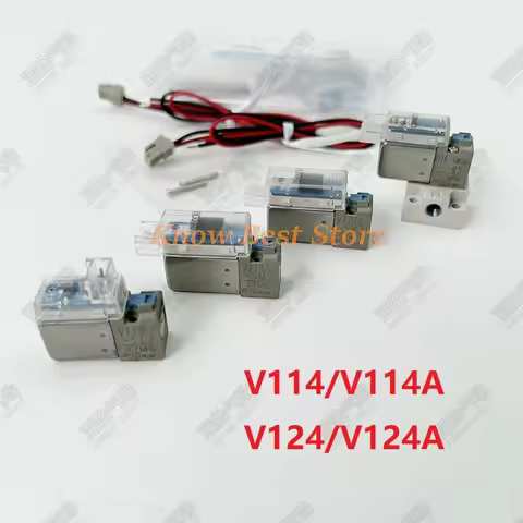 1PCS SMC-type Solenoid Valve V114A/V114-5L/5M/5LZ/5MZ/5MOU/5LOZ/5MOZ-M5 V124 Coil