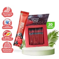 Drzlim Detox Fiber ZLIM Minuman Diet Pelancar Pencernaan 20 Sachet & 10 Sachet Drzlim Official Shop 