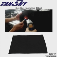 Carbon Fiber Welding Blanket Torch Shield Plumbing Heat Sink Fire 18"x18" x1/4 For FORD MUSTANG GT/S