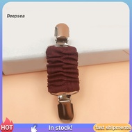 DPA Sweater Clip Duck-mouth Elastic Geometric Flexible Firm Clothing Decor Jewelry Gift Women Fashion Shawl Clip Pin Brooch for Outdoor