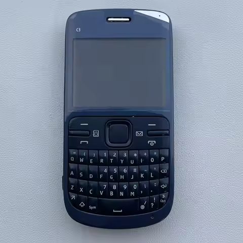 Original C3-00 Mobile Phone QWERTY Button Cellphone 2.4" 2MP Russian Arabic Hebrew English Keyboard 