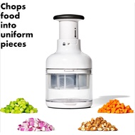 Food Chopper Vegetable Chopper Manual Hand Onion Salad Garlic Nut Veggie Cutter Dishwasher Safe