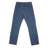camel active Men Jeans in 802 Regular Fit with 5 Pockets Style in Blue Washed Stretch Denim 9-802AW23JNB495