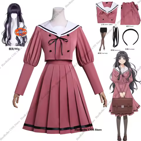 Anime Kaoru Hana wa Rin to Saku Kaoruko Waguri Cosplay Costume Wig Uniform Halloween Party Christmas