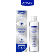 OPTASE Life Sensitive H2O Eye Makeup Remover 100ml. ผลิตภัณฑ์เช็ดทำความสะอาดเครื่องสำอางรอบดวงตาและร