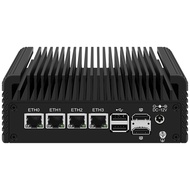 Mrroute Intel Alder Lake-N i3-N305 Fanless Mini PC with Win 11 DDR5 4800MHz 16GB RAM 256 SSD 4 Lans 
