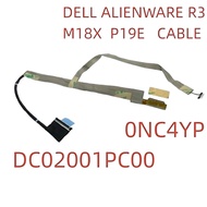 For Dell ALIENWARE R3 M18X P19E screen cable 0NC4YP DC02001PC00