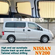 NISSAN NV200 Sunscreen Car Sunshade Curtains Track Adhesive Private Insulated Curtains