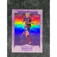 2023-24 Topps Platinum UWCL Aitana Bonmati Curated Set Companeras Insert Purple 21/25 - Fridonlina R