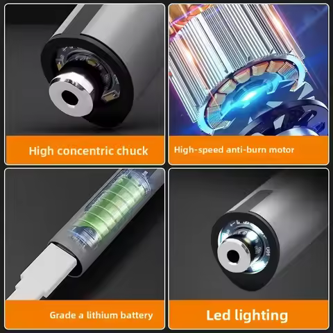 Cordless Electric Drill Grinder Dremel Rotary Tool 3.7V Rechargeable Battery Woodworking Engraving 3
