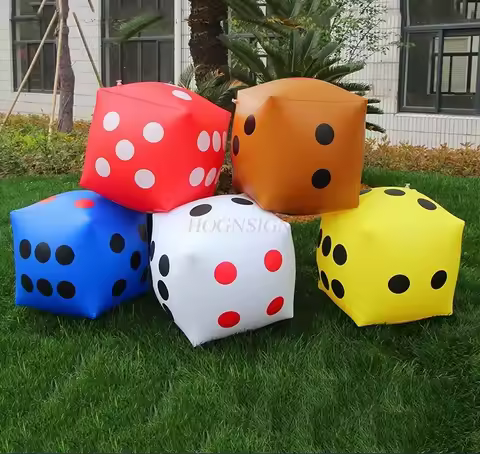 KTV color dice game, lottery, sieve car show, promotion, wedding event props Inflatable dice, oversi