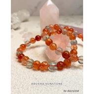 【DACRYSTAL】Premium Arusha Sunstone Bracelet Natural Crystal