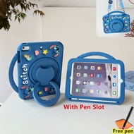 Case For Samsung Tab S6 Lite 2024 10.4inch P620 P625 2022 360° Rotation Degree Rotatable Stand Cute 