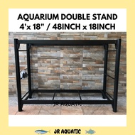 AQUARIUM DOUBLE DECKER STAND TANK STEEL 4FT X 1.5FT / 48" X 18"