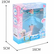 Mainan Anak Peri Terbang Barbie Terbang Sensor Tangan Boneka Terbang Flying Elsa Original/ peri terbang princess