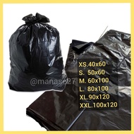 Trash bags 80x100, 60x70, 60x100, 50x60, 90x120, 90x120 black trash bags