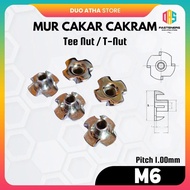 M6 Claw Nut M6 Tee Nut M6 T-Nut/ M6 White Galvanized Disc Claw Nut/