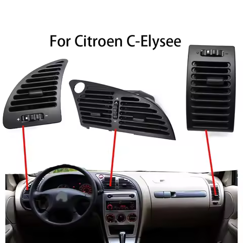 for Citroen Xsara Dashboard air outlet air conditioning Facia Panel Louver Black air vent paddle 826