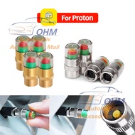 Proton X70 X50 X7 S70 Saga Car Tire Pressure Monitor Indicator Sensor Air Alert Tyre Valve Cap Gauge