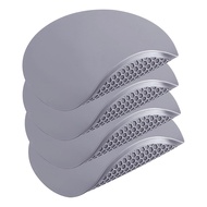 danglan-Silicone Microwave Mat - Round 12inchx12inch - 4pcs Heat Multifunctional Mat Splatter Guard