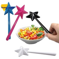 4 PCS Salt and Pepper Shaker Magic Wands Duo Salt / Pepper Plastic 18x7x3cm